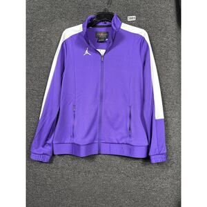 Jordan Jacket Womens Medium Purple Full Zip Track Activewear CN5364-548 NEW